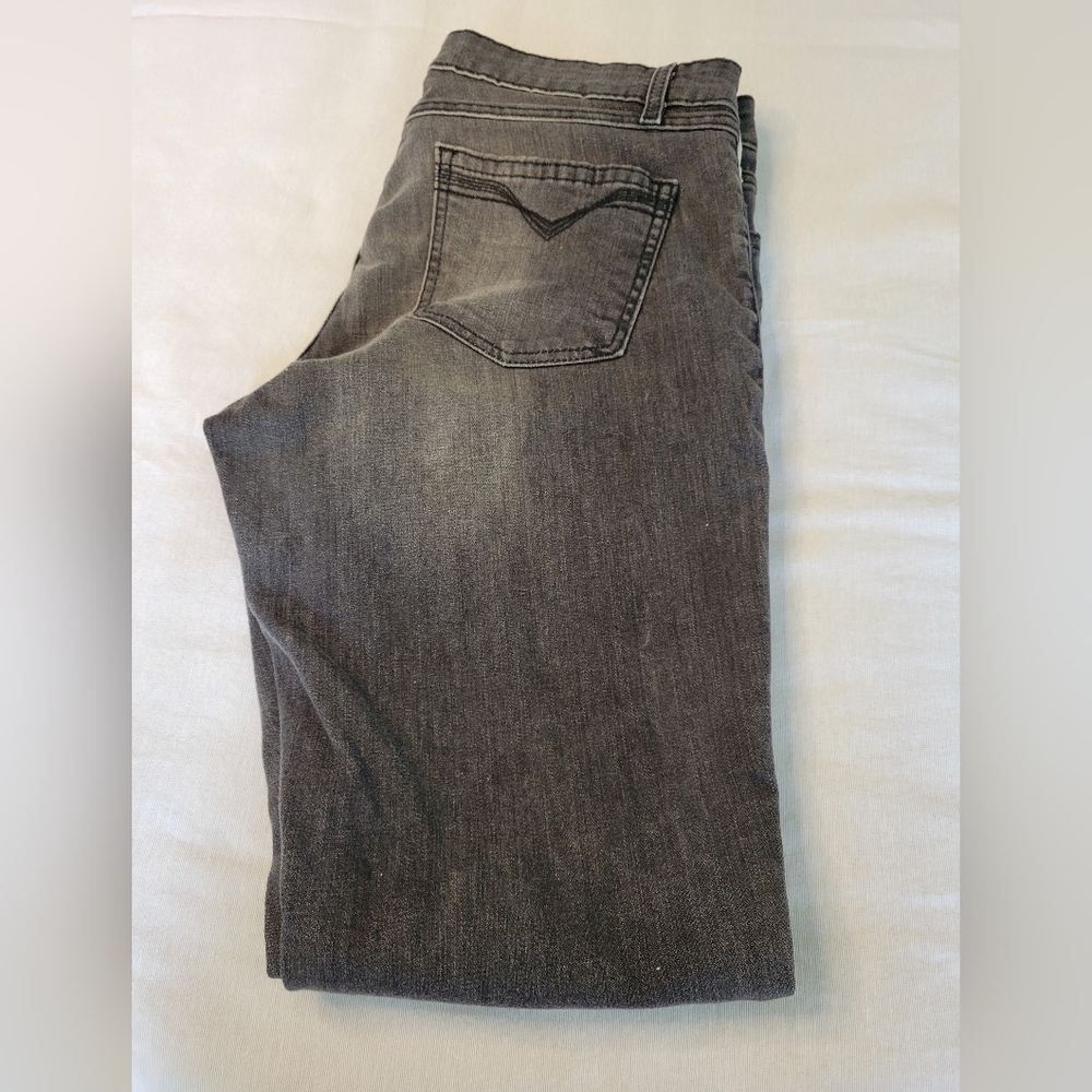 Harley- Davidson Women's Faded Gray Jeans Skinny High Waist